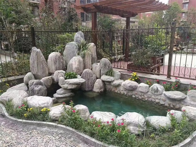 电白家庭庭院水景设计